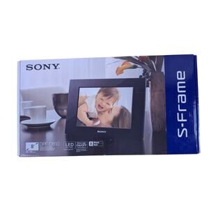 Sony S-Frame DPF-D810 LED Backlight 800 X 600 Pixels 8" Digital Photo Frame NOB
